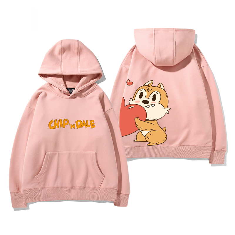 奇奇和蒂蒂新款 親子情侶男女款連帽衛衣-CASEZONE