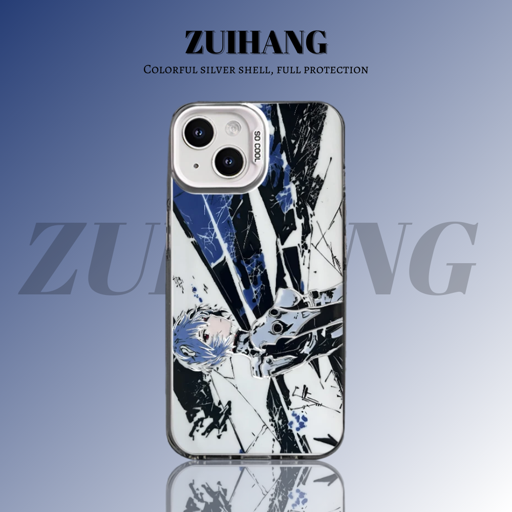 EVA新世紀福音戰士彩銀防摔手機殼-CASEZONE