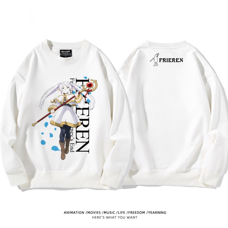 葬送的芙莉蓮 秋冬新款 親子情侶裝圓領長袖