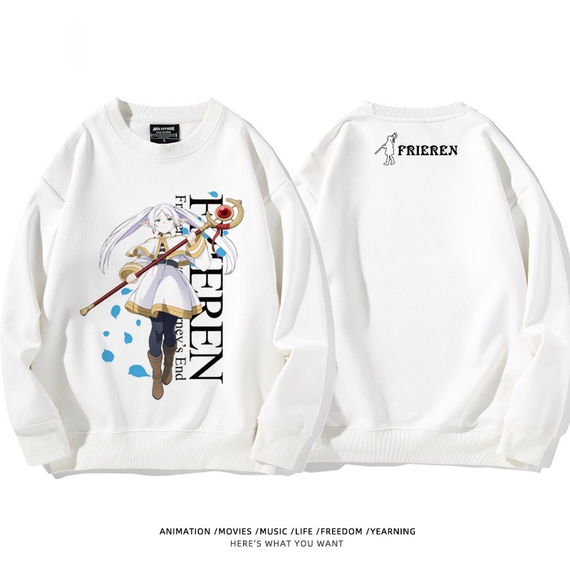 葬送的芙莉蓮 秋冬新款 親子情侶裝圓領長袖