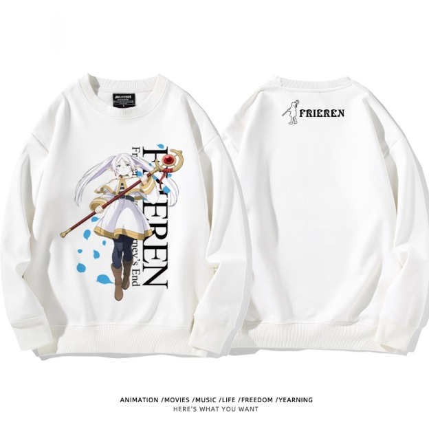 葬送的芙莉蓮 秋冬新款 親子情侶裝圓領長袖