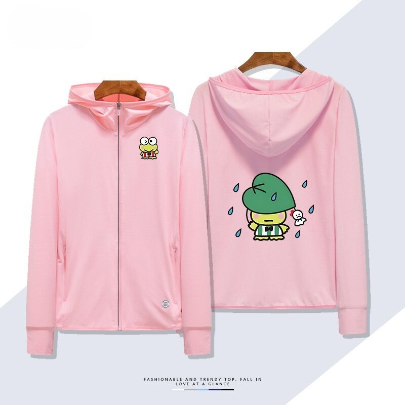 可洛比 Keroppi 夏季通勤冰絲速乾涼感防曬外套