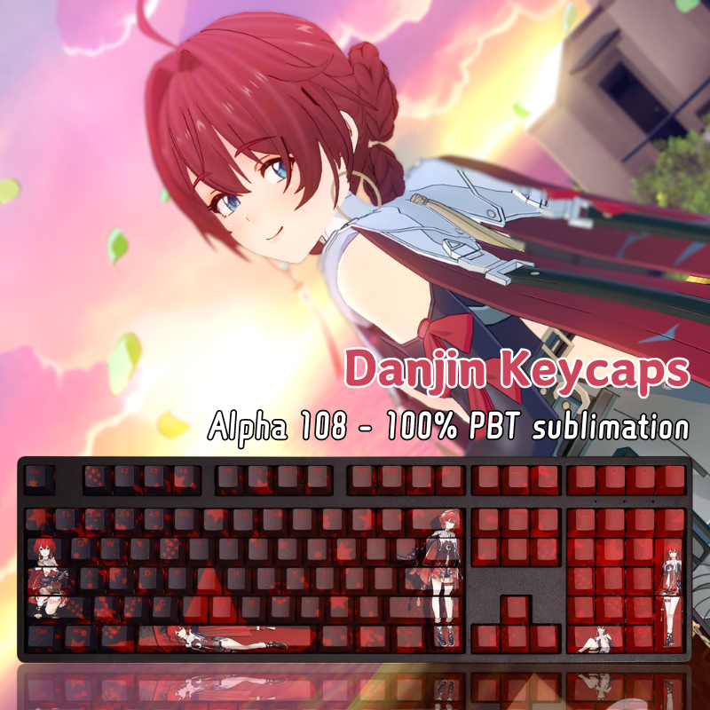 鳴潮丹瑾透光RGB108鍵標準配列衛星軸鍵帽-CASEZONE
