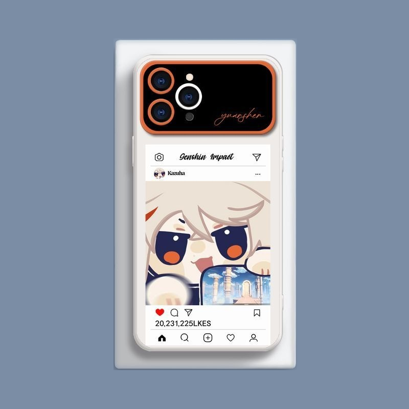 原神液態大視窗全包矽膠防摔軟殼-CASEZONE