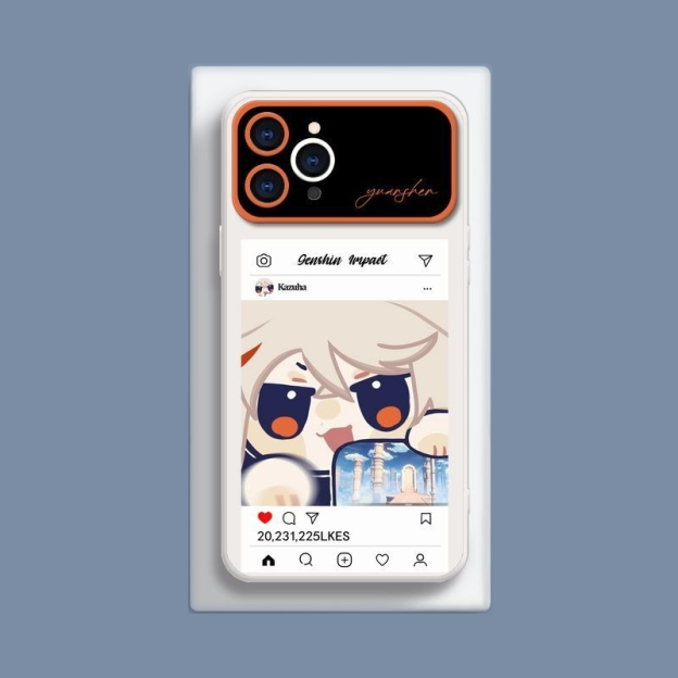 原神液態大視窗全包矽膠防摔軟殼-CASEZONE