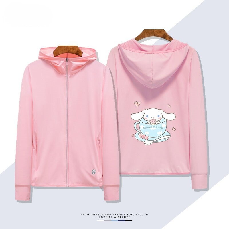 大耳狗 Cinnamoroll 夏季通勤冰絲速乾涼感防曬外套