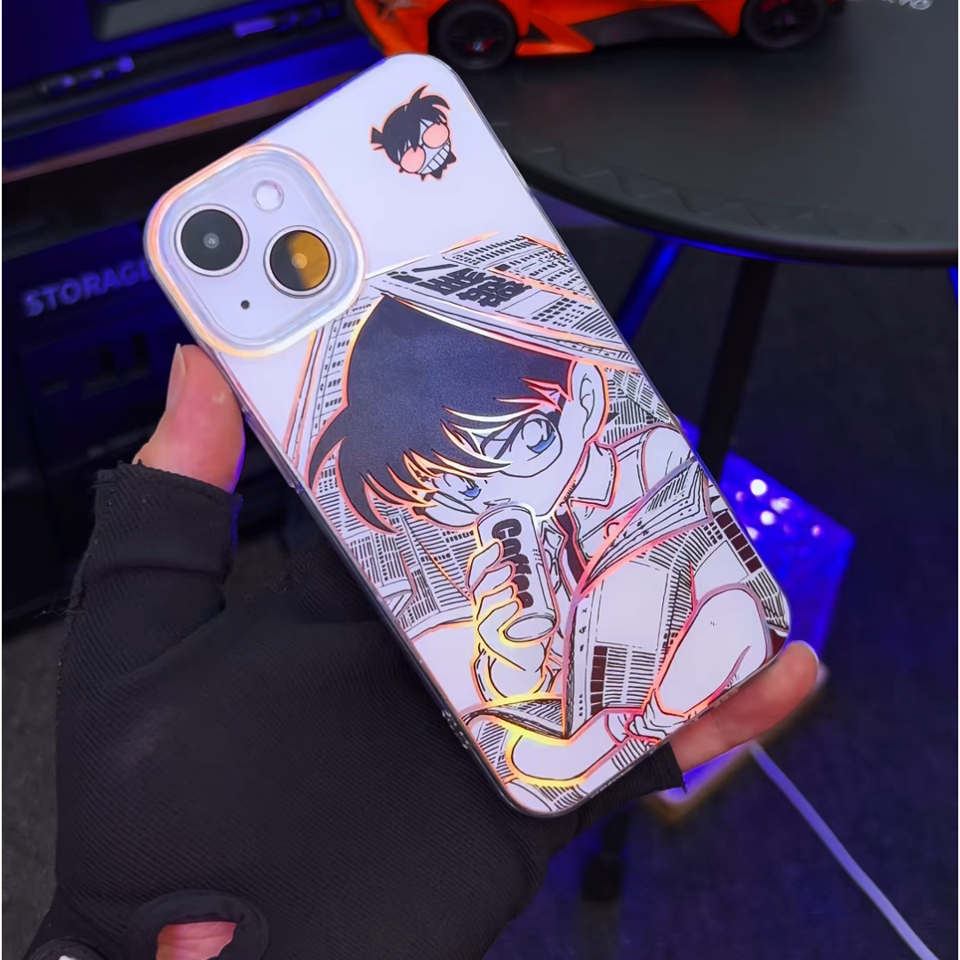 名偵探柯南極光金防摔手機殼-CASEZONE