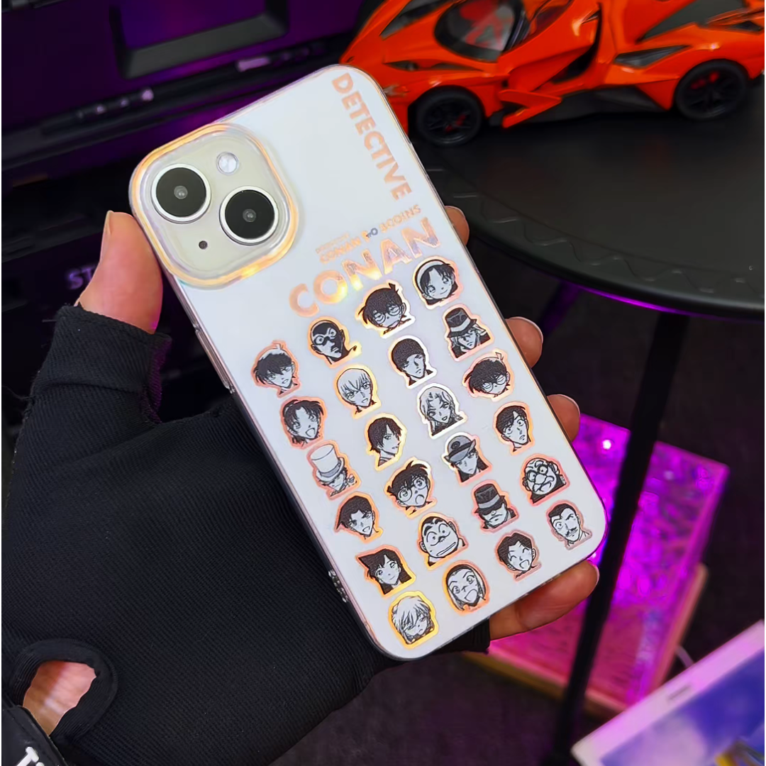 名偵探柯南極光金防摔手機殼-CASEZONE