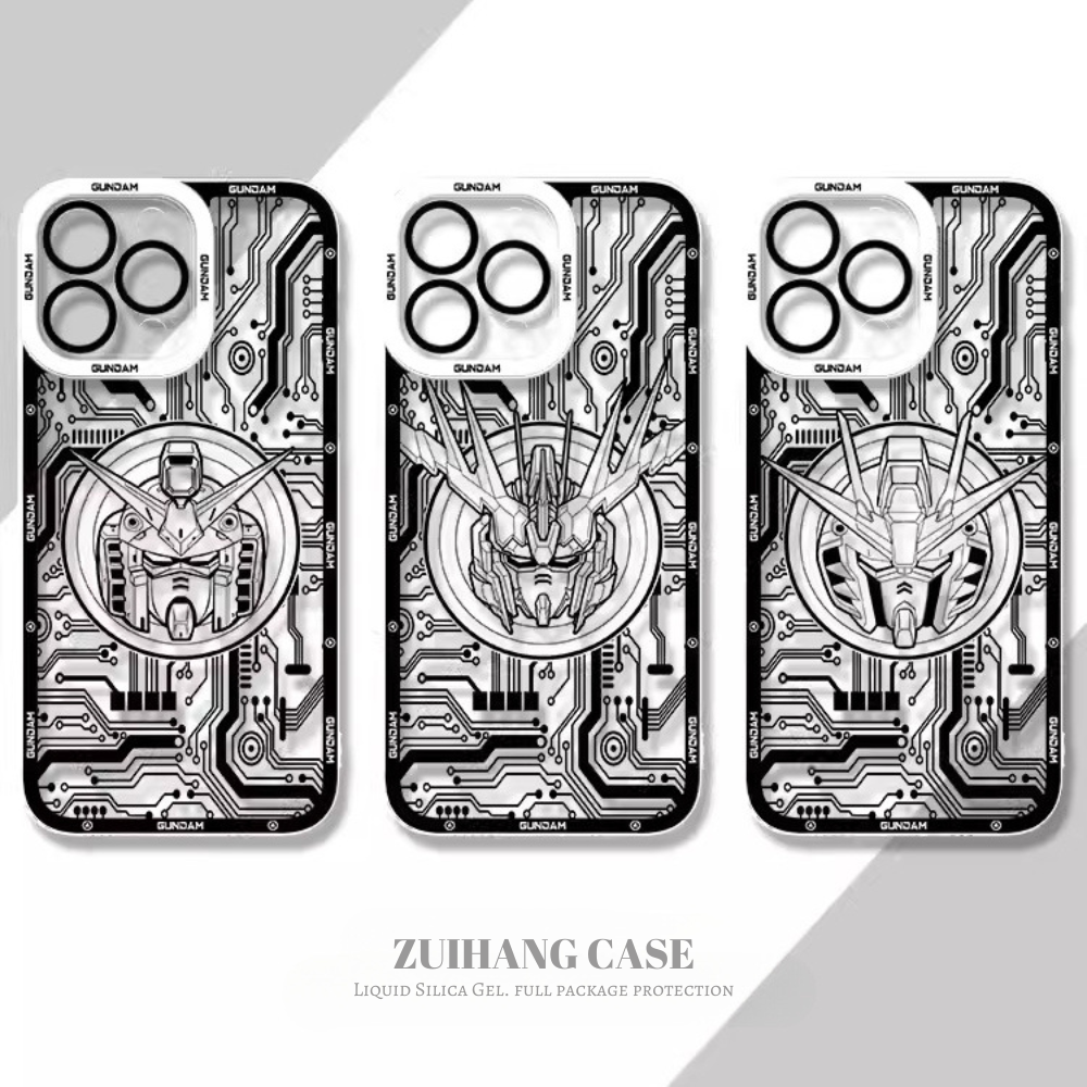 機動戰士鋼彈透明防摔軟殼-CASEZONE