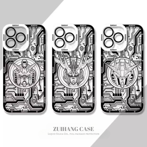 機動戰士鋼彈透明防摔軟殼-CASEZONE