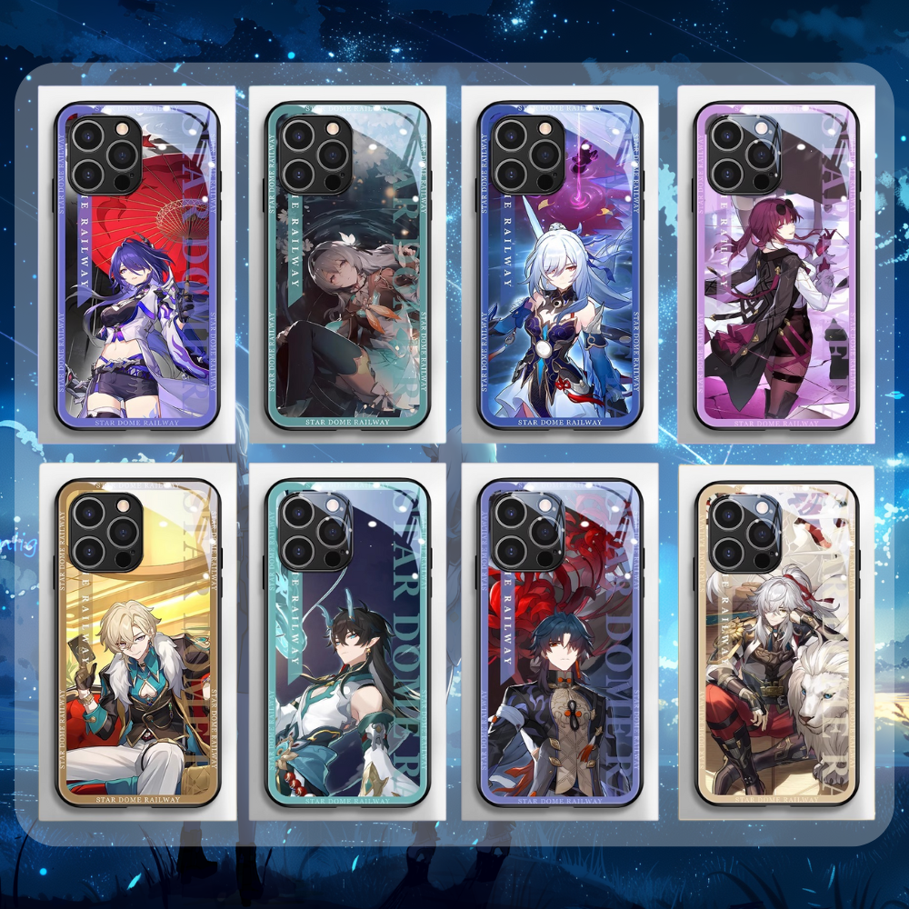 崩壞星穹鐵道新款高清全包防摔玻璃殼-CASEZONE