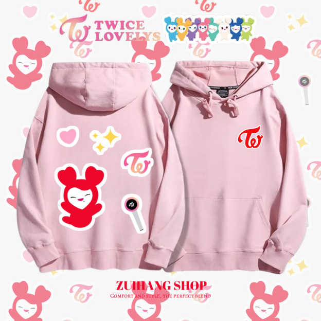 Twicelovely新款 親子情侶男女款連帽衛衣-CASEZONE