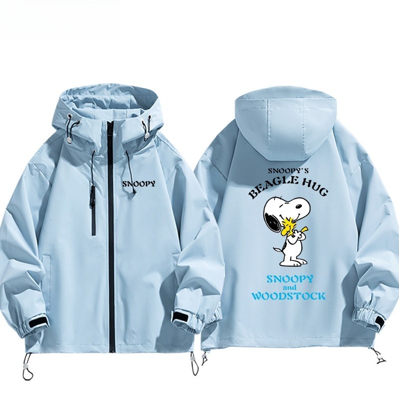 史努比Snoopy周邊 男女同款秋冬衝鋒衣
