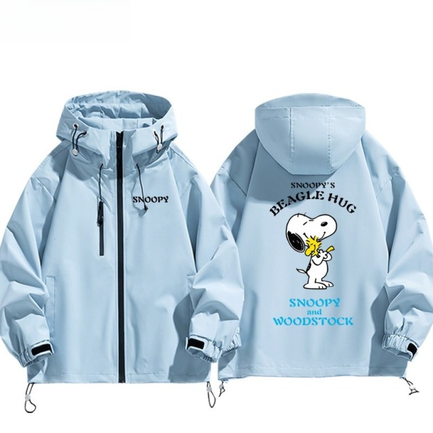 史努比Snoopy周邊 男女同款秋冬衝鋒衣