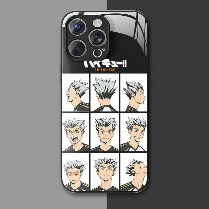 排球少年新款高清全包防摔玻璃殼-CASEZONE