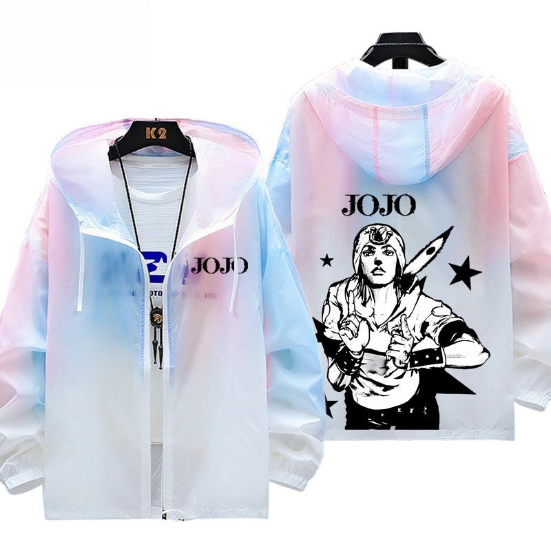 JOJO的奇妙冒險 輕薄透氣漸變防曬衣外套