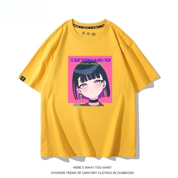 永遠是深夜有多好 2026親子情侶男女同款 印花短袖T恤