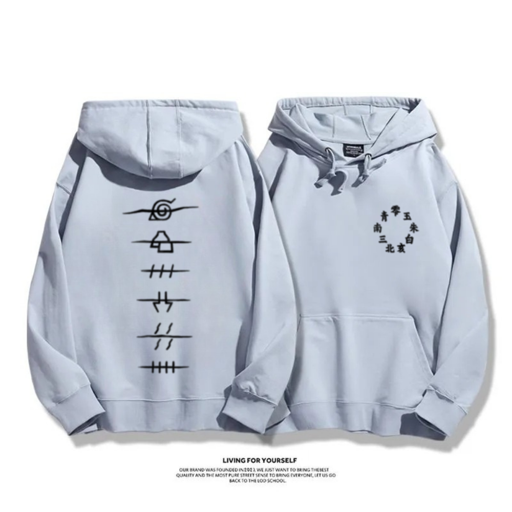 火影忍者曉組織 2025秋冬新款 親子情侶裝連帽衛衣