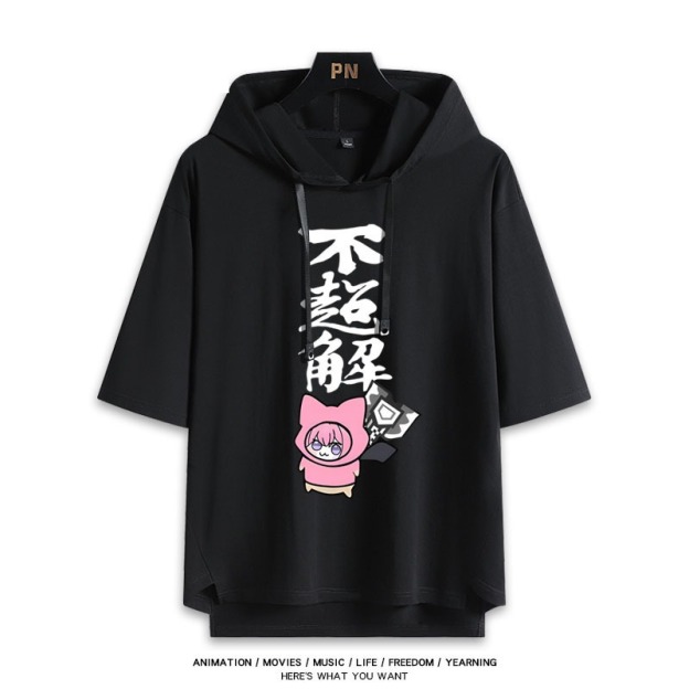 魔物獵人新款 親子情侶男女款連帽短袖T恤