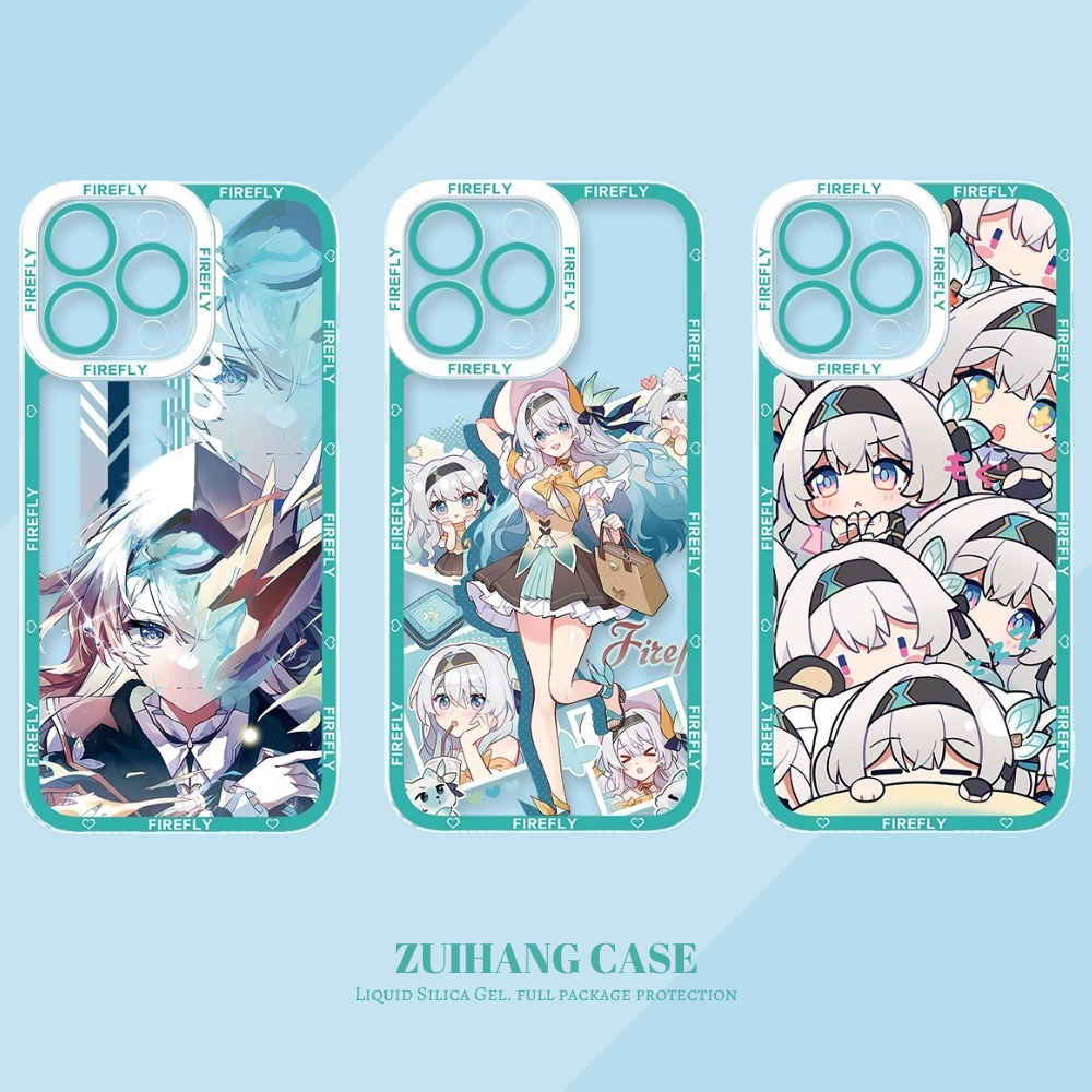 崩壞星穹鐵道流螢透明防摔軟殼-CASEZONE