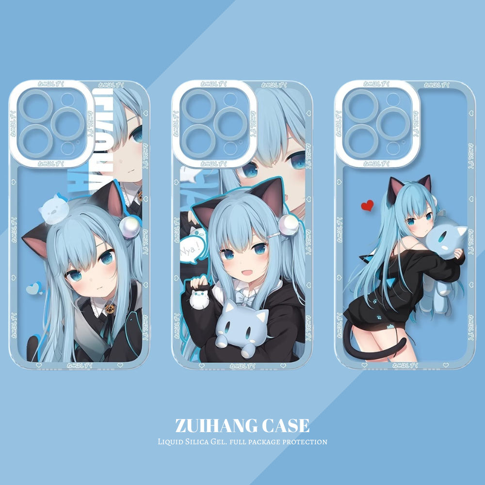 貓羽雫透明防摔軟殼-CASEZONE