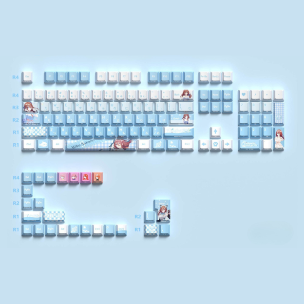 中野三玖 聯名二次元側刻無線機械鍵盤