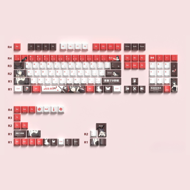 櫻島麻衣 聯名二次元側刻無線機械鍵盤