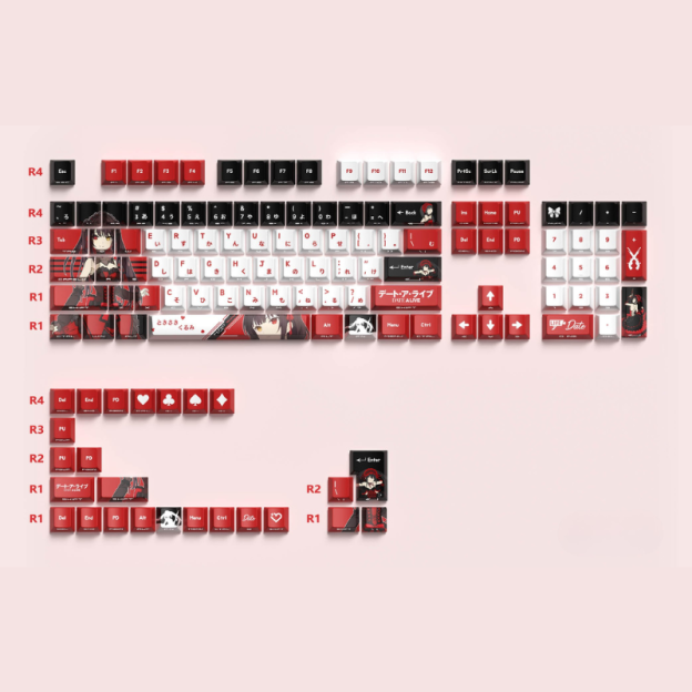 時崎狂三 聯名二次元側刻無線機械鍵盤