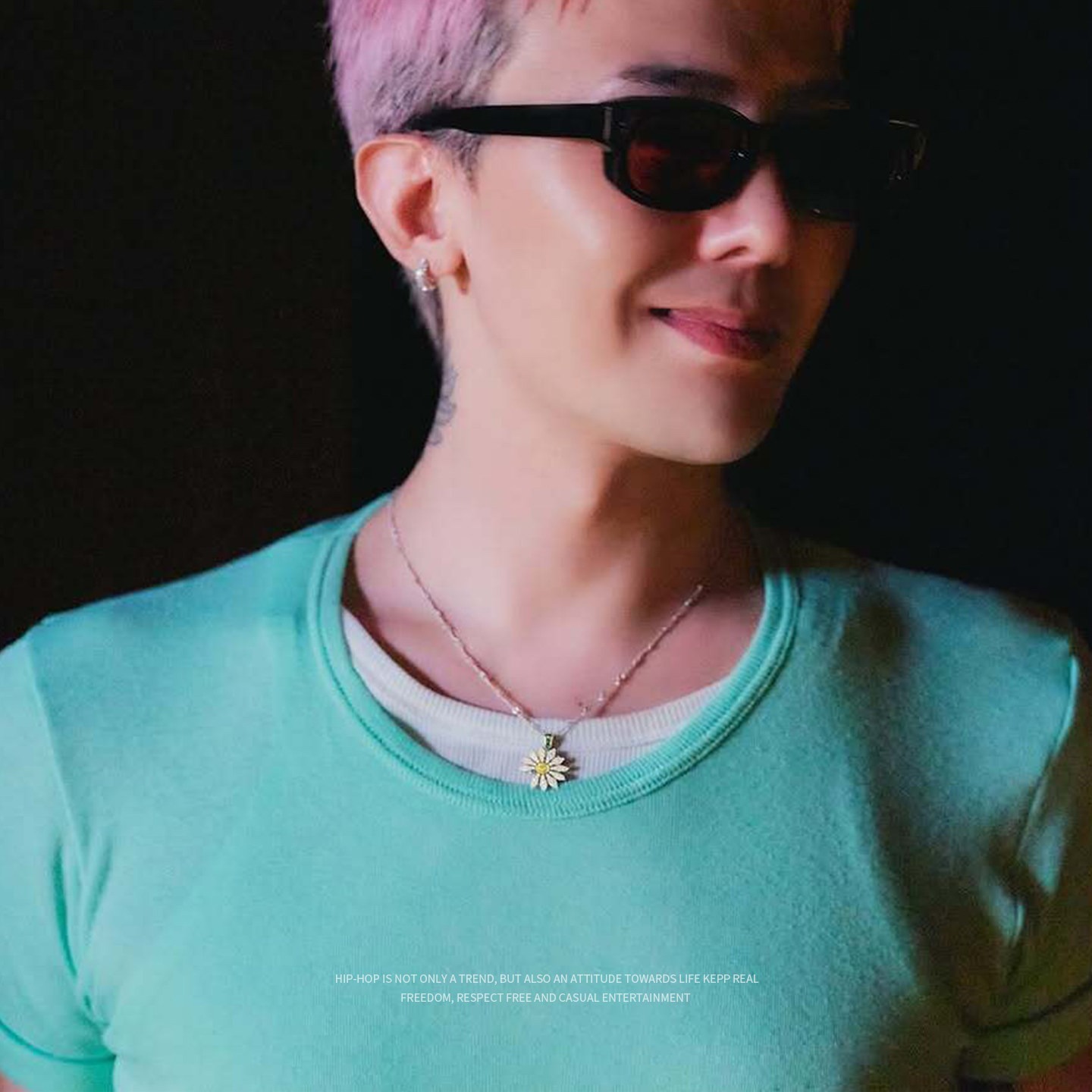 G‑D權志龍同款 滿鑽雛菊項鍊｜高級感百搭鎖骨鏈