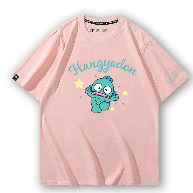 三麗鷗丑魚半人魚漢頓 印花短袖T恤