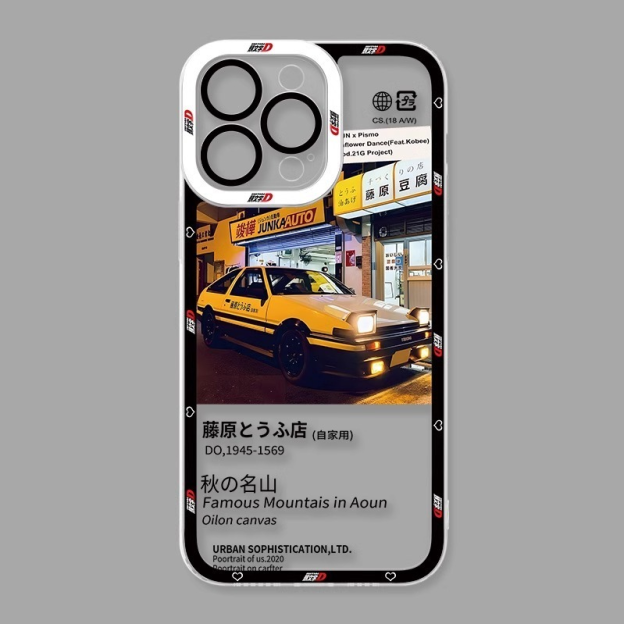 頭文字D透明防摔軟殼-CASEZONE