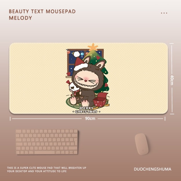 可愛卡通拉布布 主題桌墊 布質滑鼠墊-CASEZONE