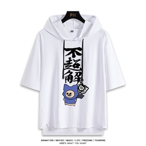 魔物獵人新款 親子情侶男女款連帽短袖T恤