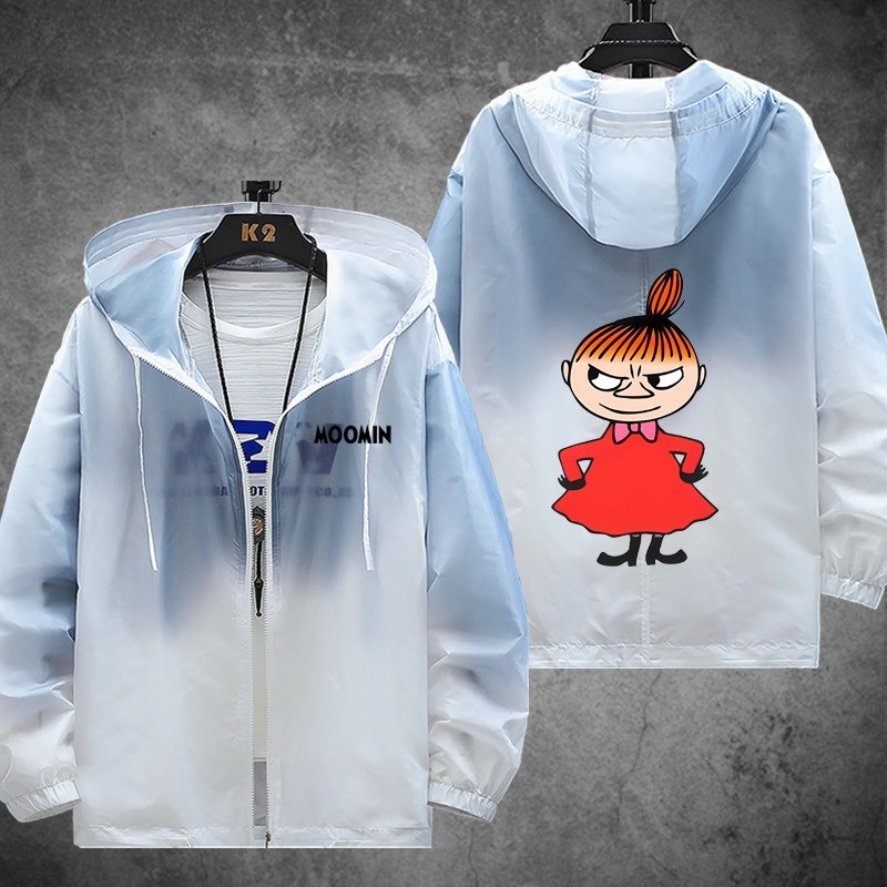 姆明一族Moomins 輕薄透氣漸變防曬衣外套