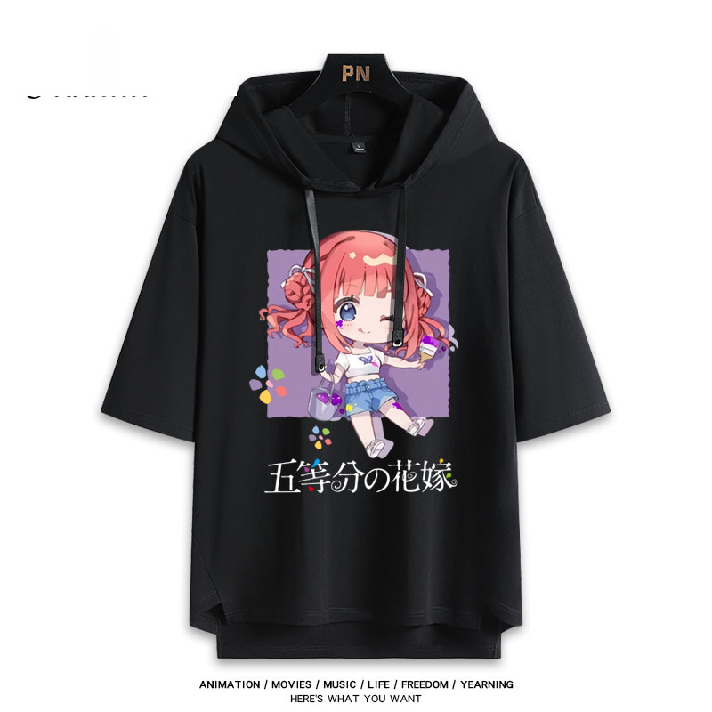 五等分的新娘 連帽短袖T恤