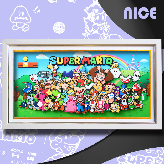 超級瑪麗 3D立體畫-CASEZONE