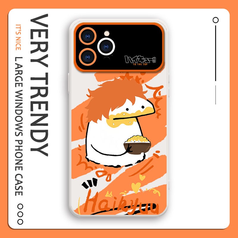 排球少年液態大視窗全包矽膠防摔軟殼-CASEZONE