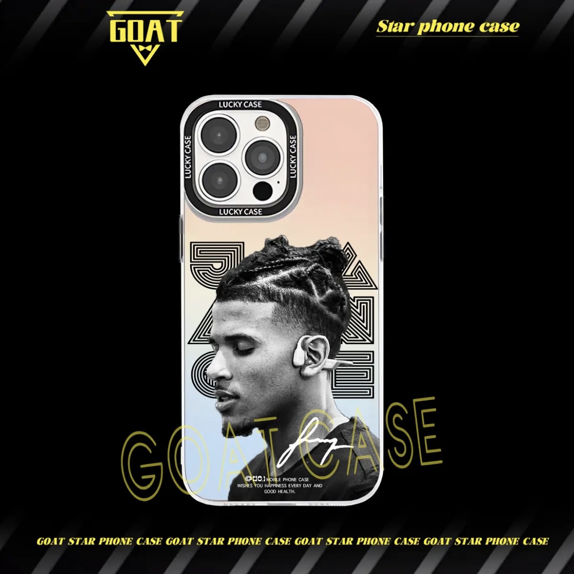 球星肖像｜極光鐳射球星手機殼-CASEZONE