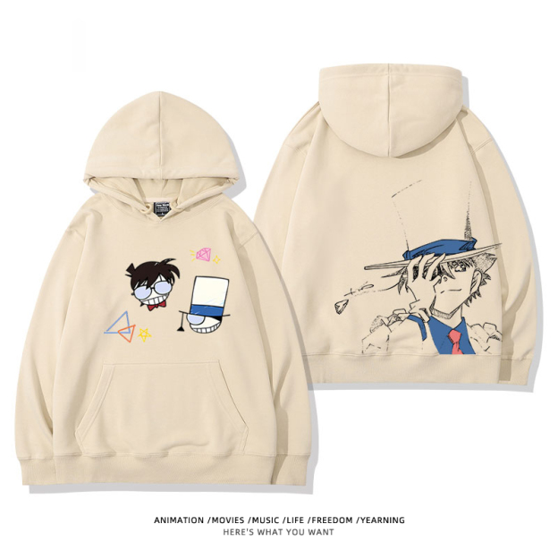名偵探柯南新款 親子情侶男女款連帽衛衣-CASEZONE