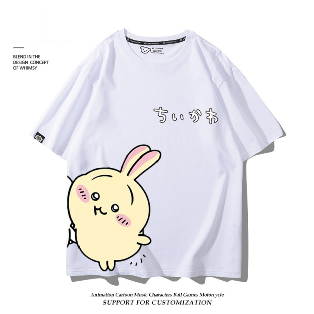 Chiikawa 2025親子情侶男女同款 印花短袖T恤-CASEZONE