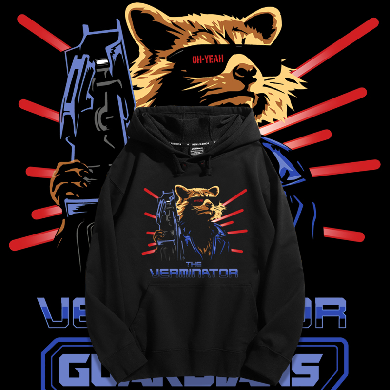 銀河護衛隊新款 親子情侶男女款連帽衛衣-CASEZONE