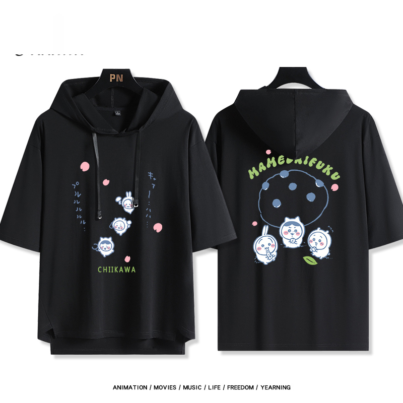 Chiikawa 忘本 連帽短袖T恤