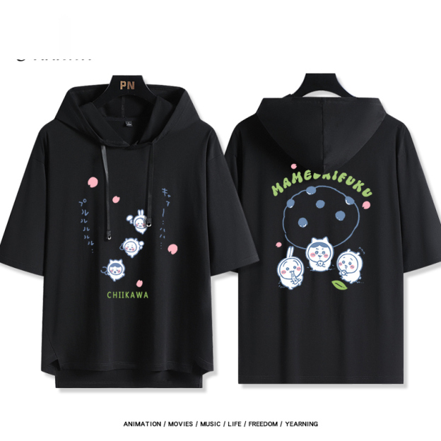 Chiikawa 忘本 連帽短袖T恤