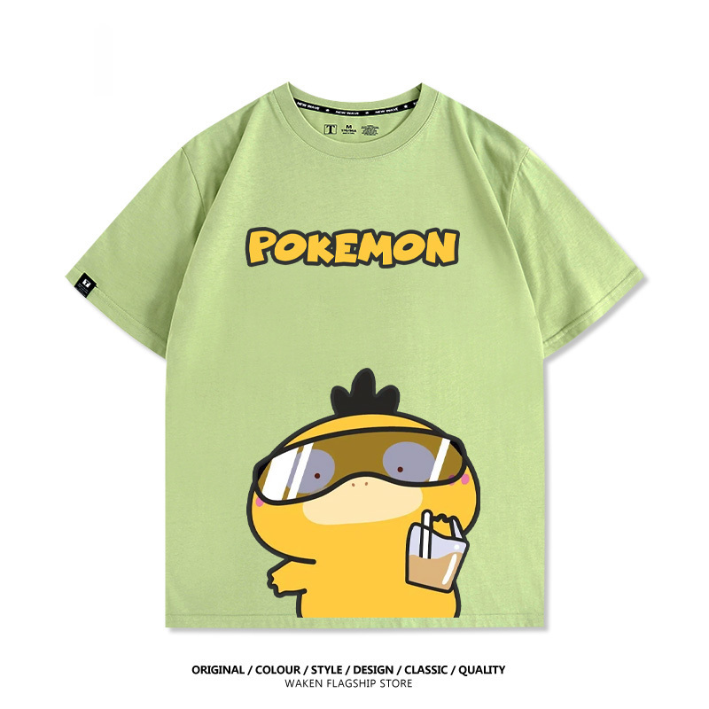 精靈寶可夢 啵啵奶茶 印花短袖T恤-CASEZONE