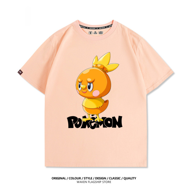 LabubuX寶可夢 印花短袖T恤-CASEZONE