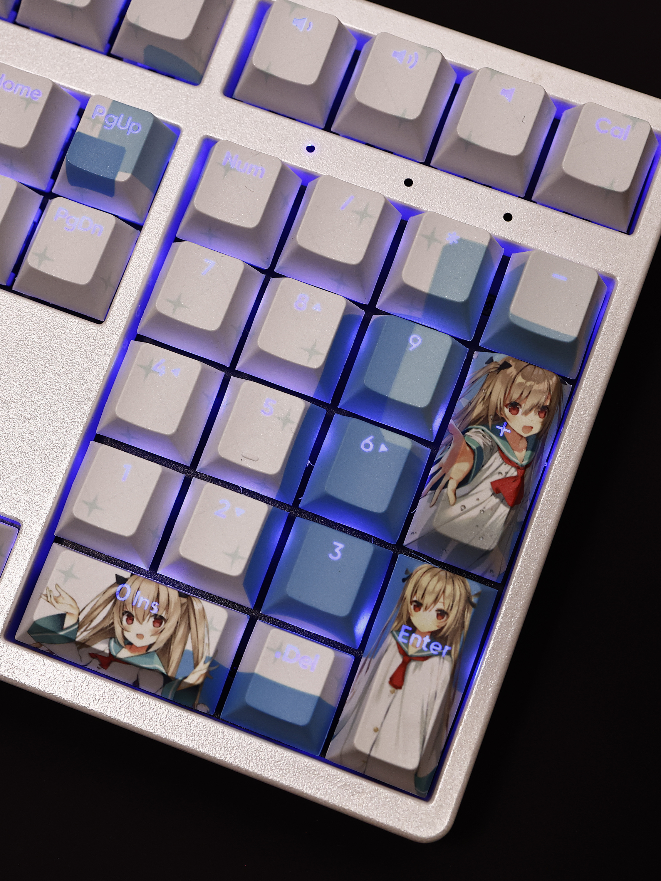 亞托莉透光RGB108鍵標準配列衛星軸鍵帽-CASEZONE