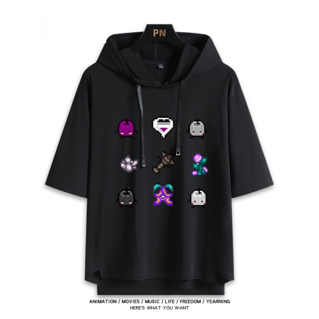 星露谷物語 連帽短袖T恤