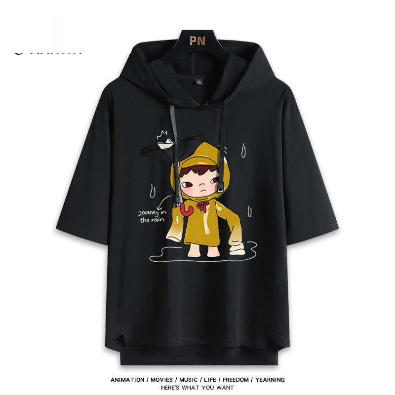 Hirono小野 連帽短袖T恤-CASEZONE