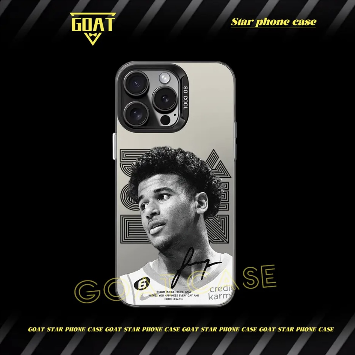 球星頭像｜彩銀球星手機殼-CASEZONE