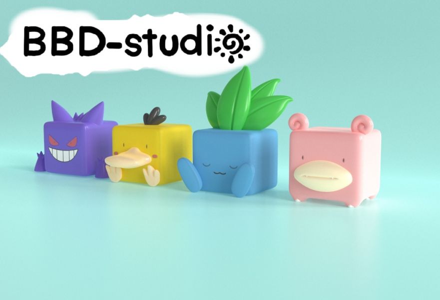 【預購】BBD-studio 寶可夢小方塊第一彈-CASEZONE